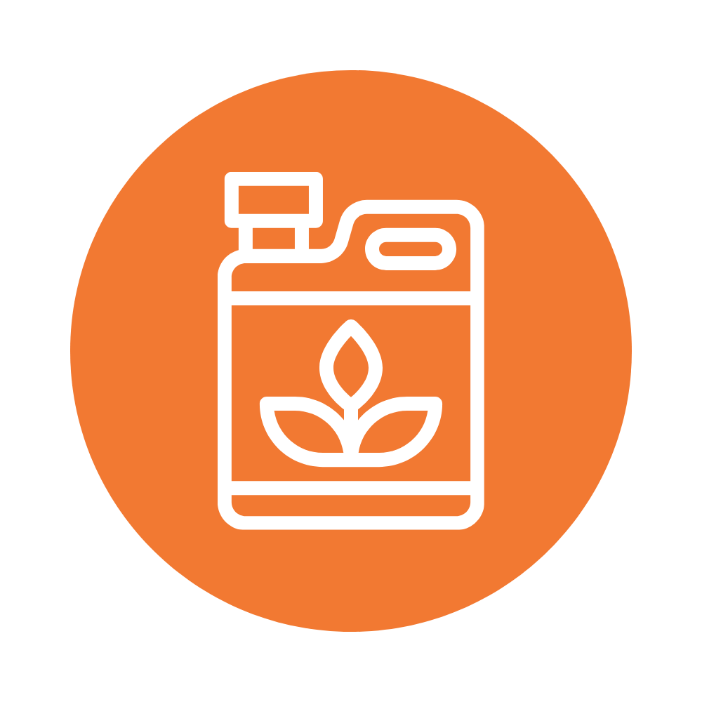 Fertiliser icon for autumn succulent feeding tips